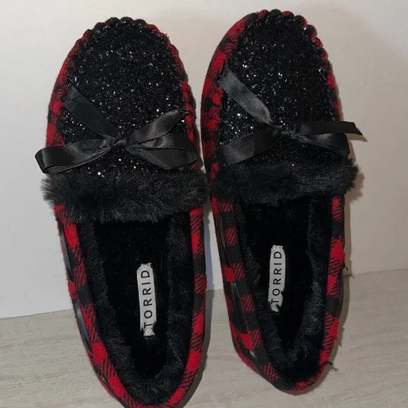 Torrid Moccasin Slippers wide width - Picture 2 of 7